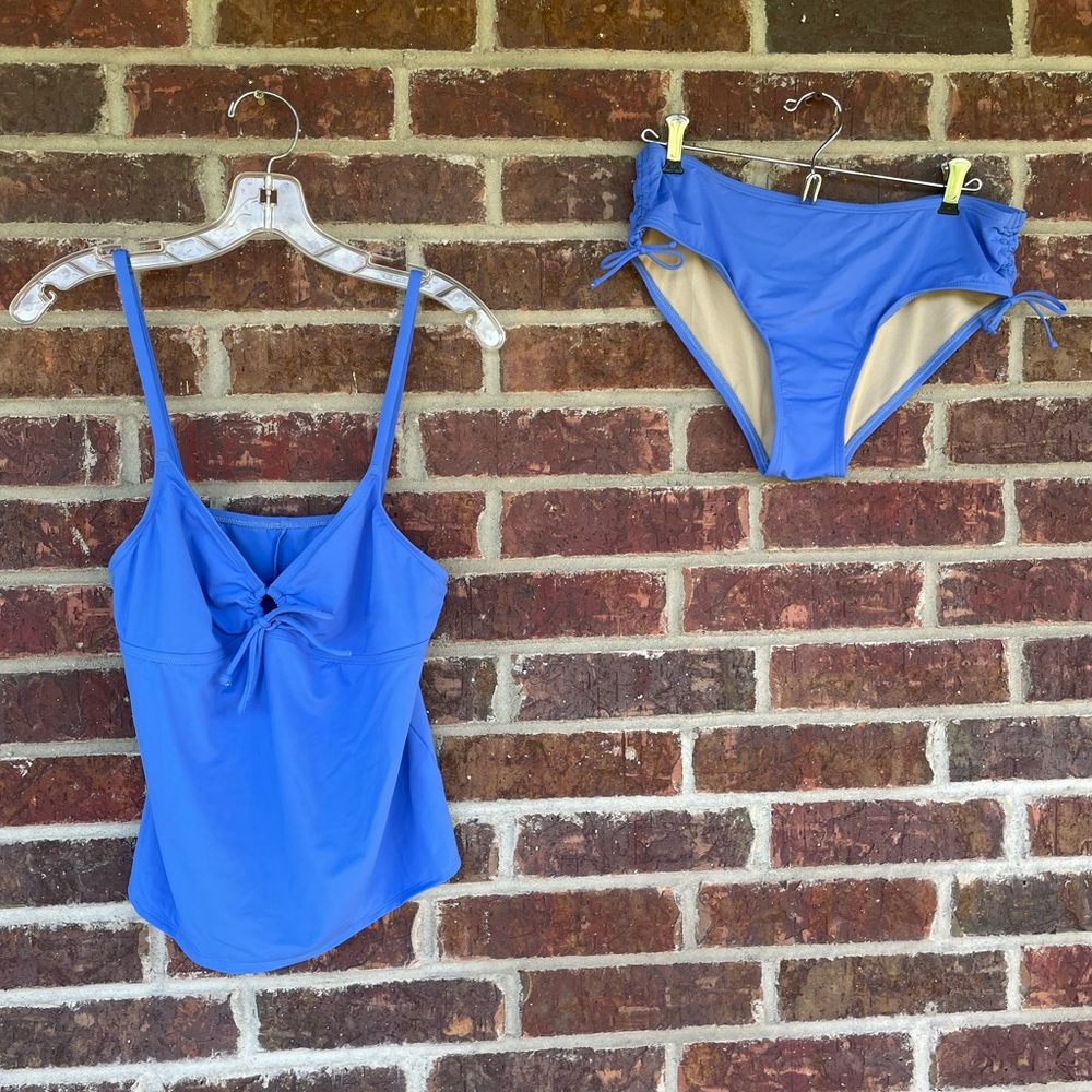 Catalina Royal Blue Tankini Top and Bikini Bottoms
